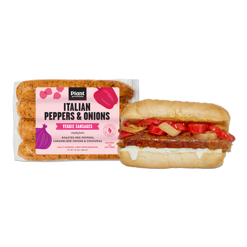 Italian Peppers & Onions Veggie Sausage - 10oz